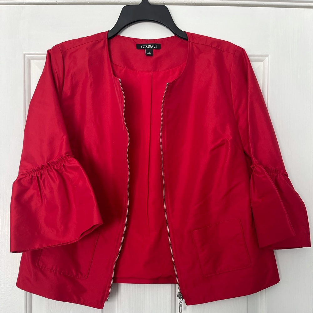 Bright Red Blazer